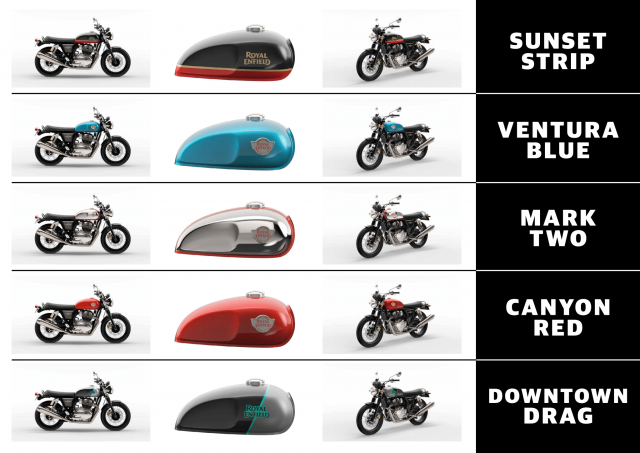 Royal enfield bike deals colours